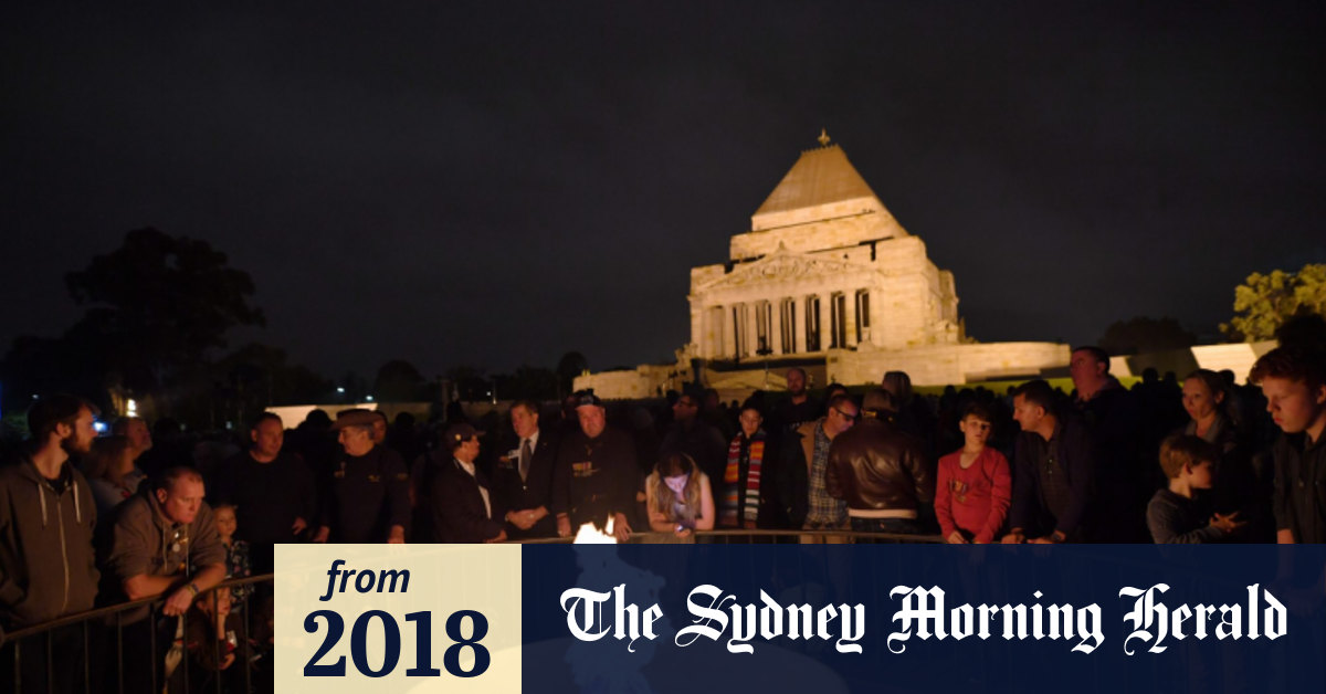 Anzac Day dawn service Melbourne